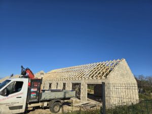 Pose charpente maison Pose charpente maison